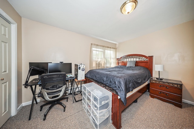 69 Ponham St, Waterbury, CT 06708 - bedroom with carpet, baseboards, and an office area