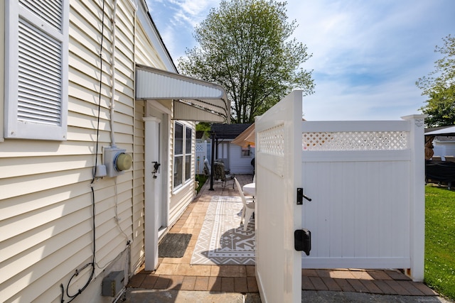 exterior space featuring a patio