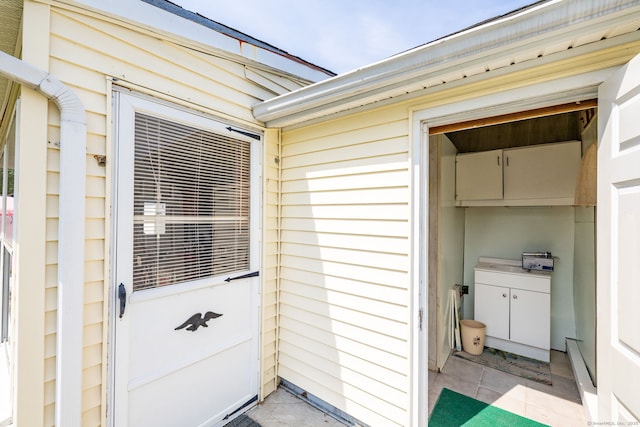doorway to property