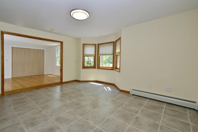 118 Putnam Rd, Pomfret, CT 06259 - spare room with a baseboard radiator and baseboards
