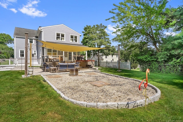 185 Lovers Ln, Fairfield, CT 06824 - back of property featuring a patio