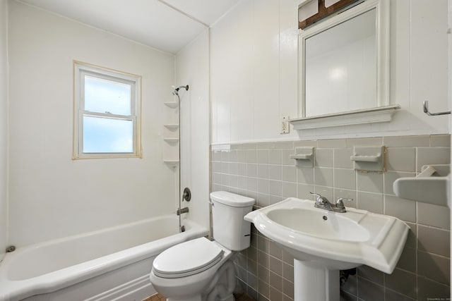26 Paula Rd, East Haddam, CT 06423 - bathroom with shower / bathtub combination and tile walls