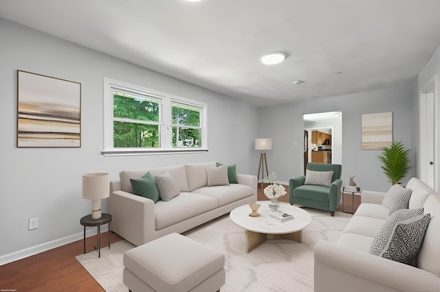 26 Paula Rd, East Haddam, CT 06423 - living room featuring baseboards and wood finished floors