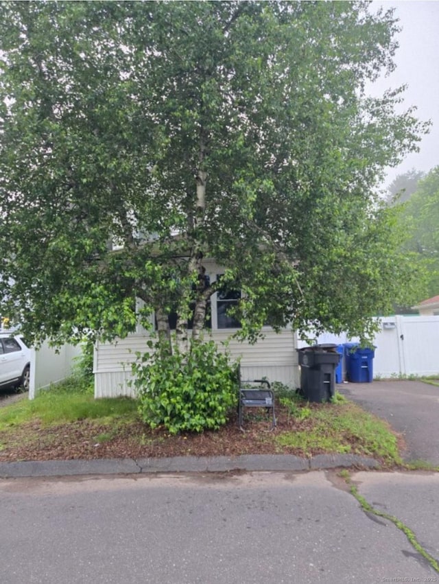 6 Cedar St, Enfield, CT 06082 - view of obstructed view of property