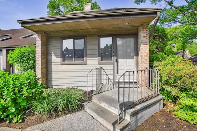 2437 Bedford St Unit E5, Stamford, CT 06905 - property entrance featuring a chimney