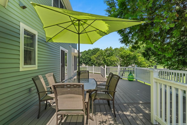 101 Overton Farm Dr, Southbury, CT 06488 - deck featuring outdoor dining space