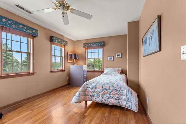 101 Overton Farm Dr, Southbury, CT 06488 - bedroom featuring wood finished floors and a ceiling fan