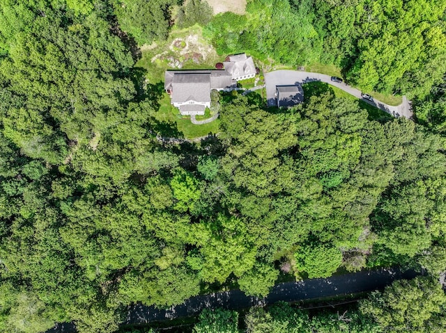 aerial view of property's location