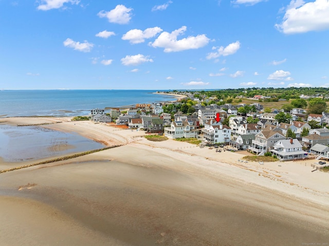 685 Fairfield Beach Rd Unit 685, Fairfield, CT 06824 - aerial view of waterfront with a beach