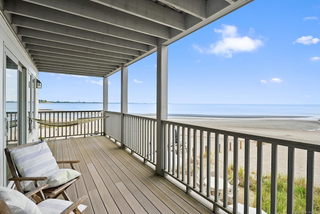 685 Fairfield Beach Rd Unit 685, Fairfield, CT 06824 - deck featuring a water view