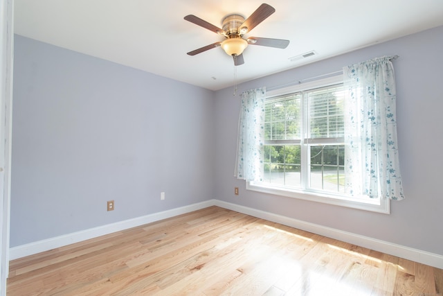 1705 Orchard Rd, Berlin, CT 06037 - spare room with light wood finished floors and ceiling fan