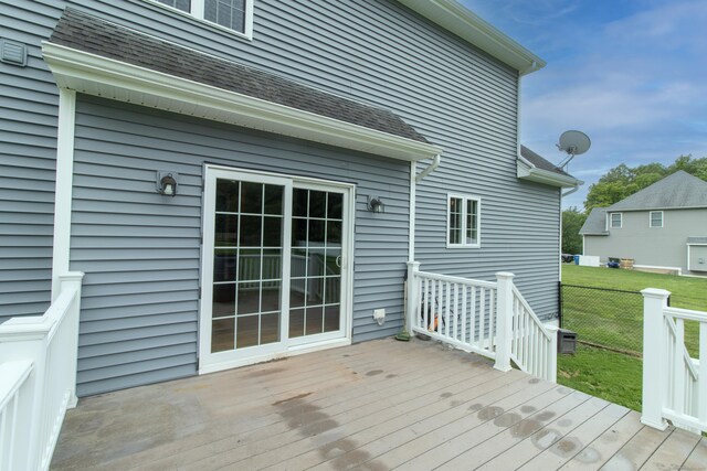 1705 Orchard Rd, Berlin, CT 06037 - wooden deck with a yard