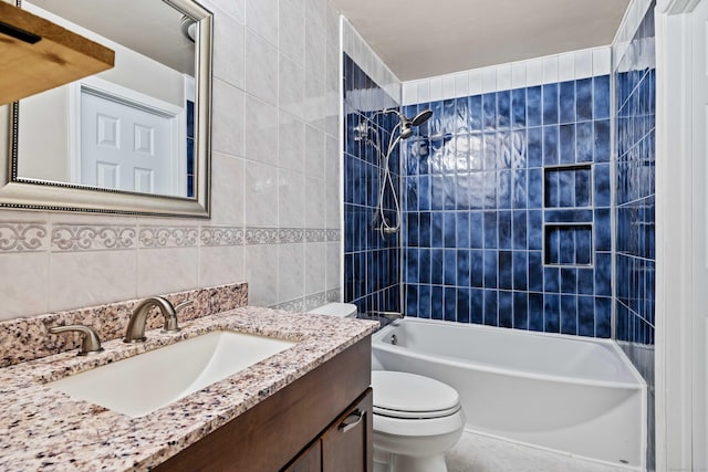 9 Philip Ln, Ledyard, CT 06339 - full bath featuring tile walls, vanity, and bathing tub / shower combination