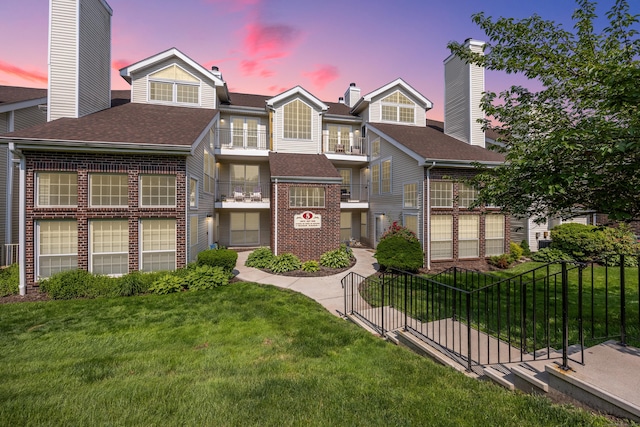 136 Carriage Crossing Ln Unit 136, Middletown, CT 06457 - view of front of property featuring brick siding and a shingled roof