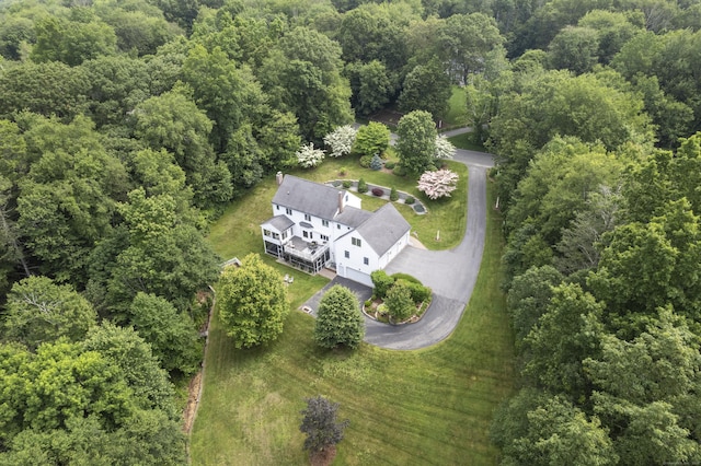 109 Andrew Dr, Canton, CT 06019 - aerial view of property and surrounding area with a forest