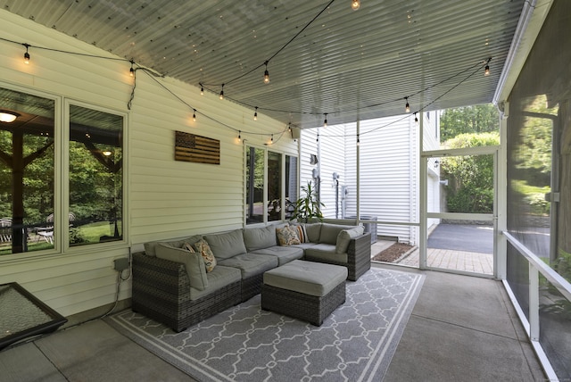 109 Andrew Dr, Canton, CT 06019 - sunroom / solarium featuring an outdoor hangout area and plenty of natural light