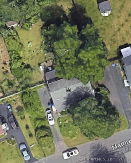 22 Matthew Rd, East Hartford, CT 06108 - aerial view of property and surrounding area