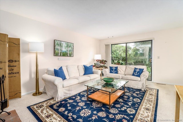 192 Heritage Vlg Unit A, Southbury, CT 06488 - living area with carpet flooring