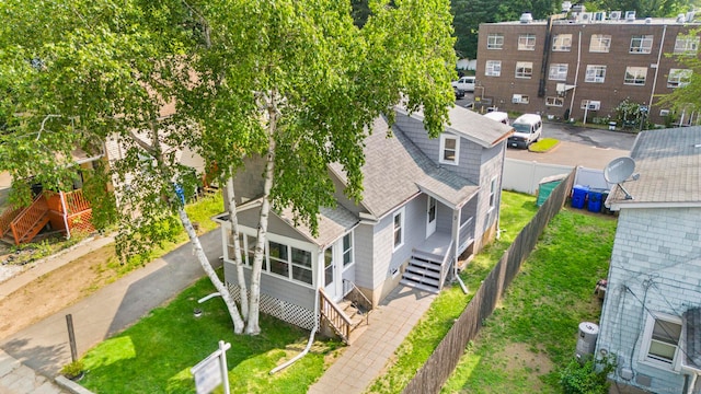 3 Price Ct, East Hartford, CT 06108 - aerial view of property and surrounding area
