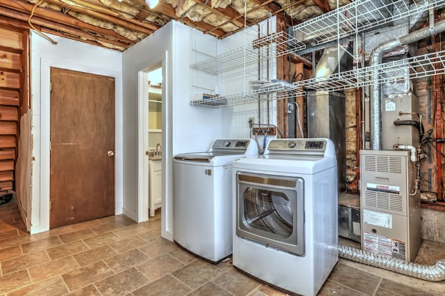 269 Captain Thomas Blvd Unit 12, West Haven, CT 06516 - washroom with independent washer and dryer and heating unit