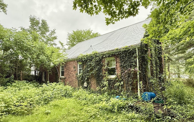 37 Thorpe Ave, Meriden, CT 06450 - view of side of home featuring brick siding