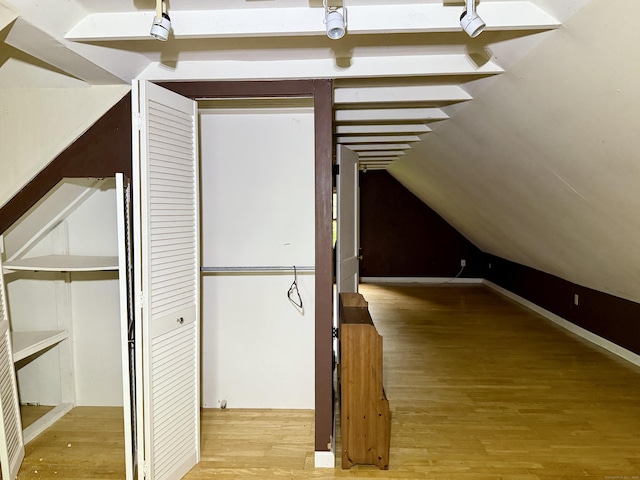 37 Thorpe Ave, Meriden, CT 06450 - additional living space with vaulted ceiling and wood finished floors