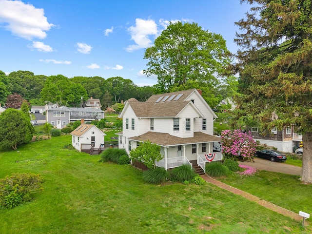 257 Elm St, Groton, CT 06340 - aerial view of property and surrounding area