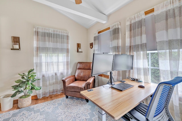 40 Cutspring Rd, Stratford, CT 06614 - office area with healthy amount of natural light and wood finished floors