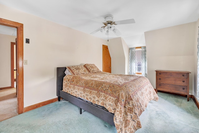 40 Cutspring Rd, Stratford, CT 06614 - bedroom with light colored carpet and a ceiling fan