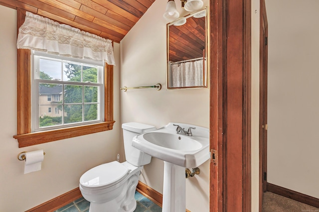 40 Cutspring Rd, Stratford, CT 06614 - full bath with baseboards and wood ceiling