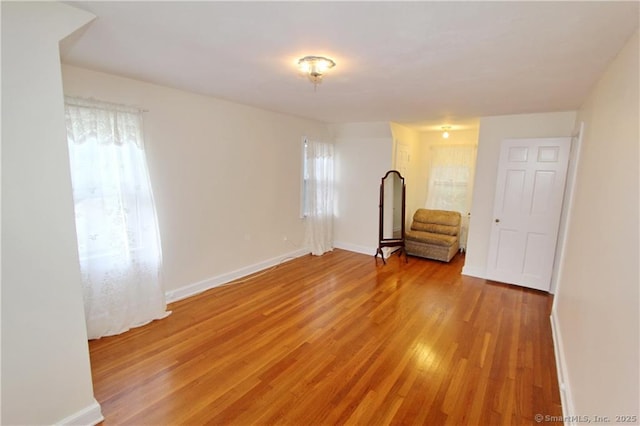 159 Hemlock Rd, New Haven, CT 06515 - spare room featuring light wood-type flooring and baseboards