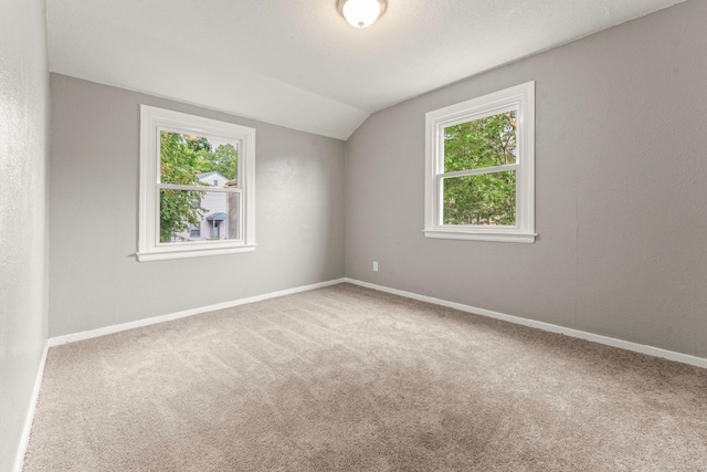 101 Cannon Rd, East Hartford, CT 06108 - spare room featuring plenty of natural light, lofted ceiling, and carpet flooring