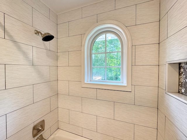 17 Currituck Rd, Newtown, CT 06470 - bathroom featuring tiled shower / bath combo