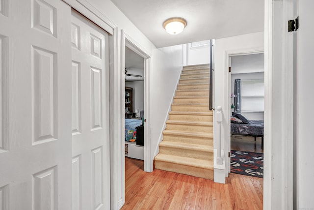 575 W Todd St, Hamden, CT 06518 - stairs with wood finished floors