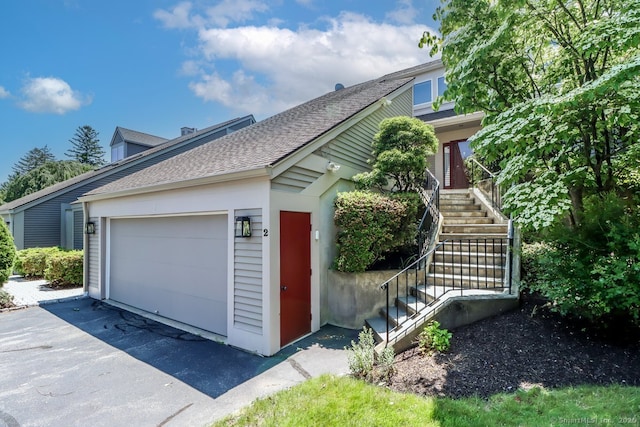 230 New Canaan Ave Apt 2, Norwalk, CT 06850 - view of front of house with stairway and roof with shingles