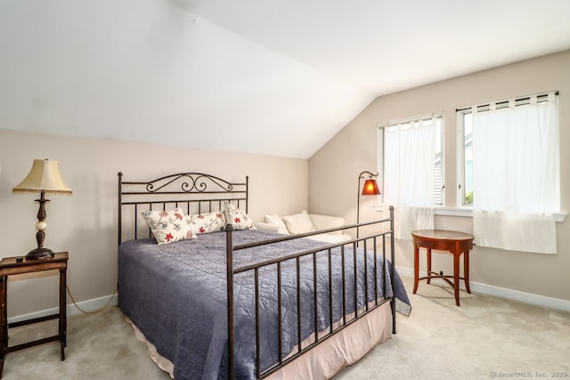230 New Canaan Ave Apt 2, Norwalk, CT 06850 - bedroom featuring light colored carpet, baseboards, and lofted ceiling