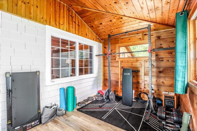 206 Litchfield Tpke, Washington, CT 06777 - interior space featuring wood walls, wood finished floors, and wooden ceiling