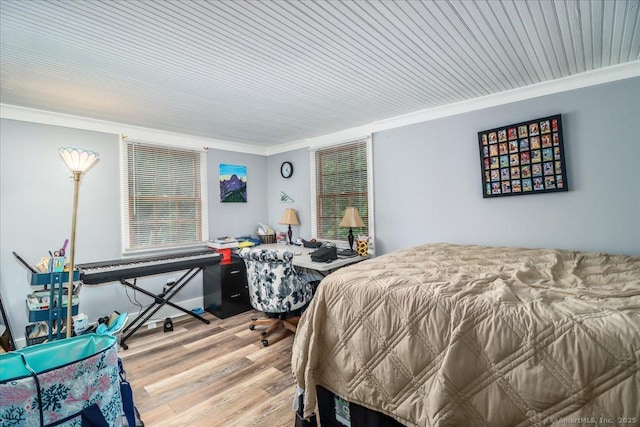 206 Litchfield Tpke, Washington, CT 06777 - bedroom with ornamental molding and wood finished floors