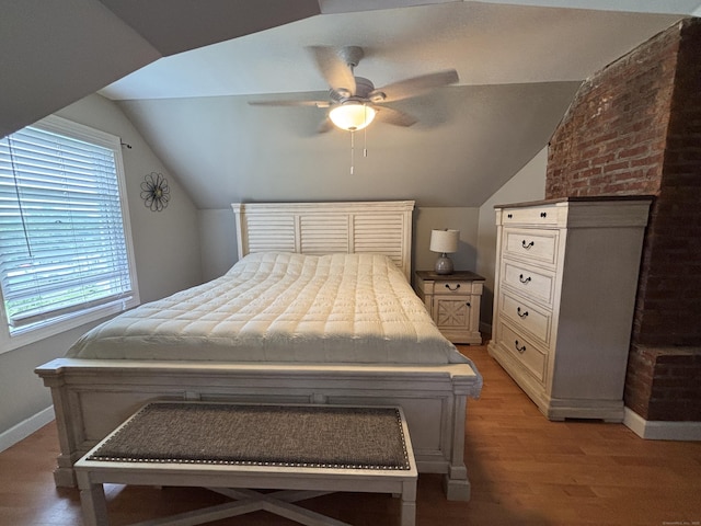 55 Cloudland Rd, North Haven, CT 06473 - bedroom featuring vaulted ceiling, light wood finished floors, and ceiling fan