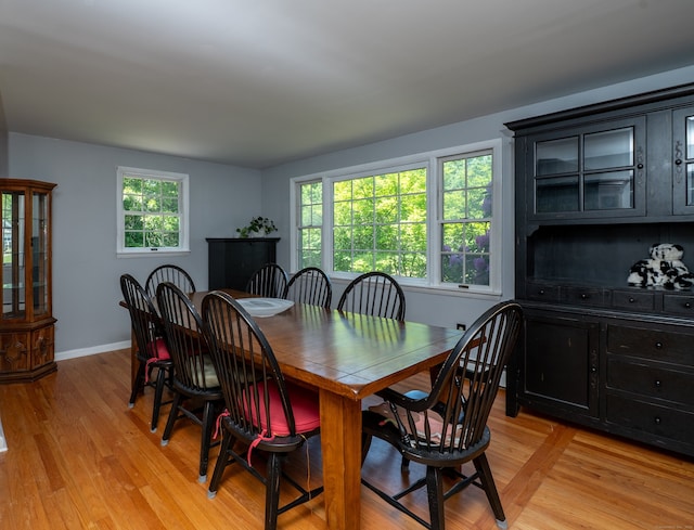 791 Ives Row, Cheshire, CT 06410 - dining area featuring plenty of natural light, light wood-style floors, and baseboards