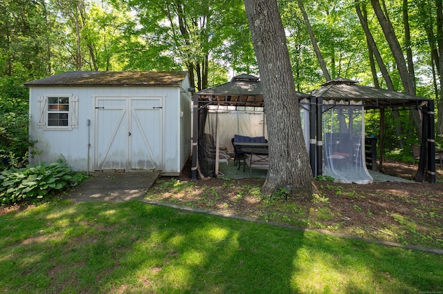 791 Ives Row, Cheshire, CT 06410 - view of shed featuring a gazebo