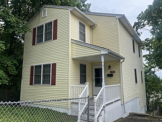 20 Cossett St, Waterbury, CT 06704 - view of front facade with covered porch