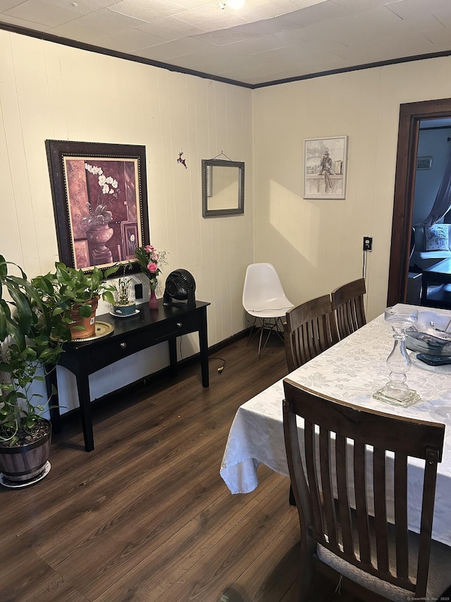 48 Anderson St, Naugatuck, CT 06770 - dining room featuring wood finished floors, crown molding, and baseboards
