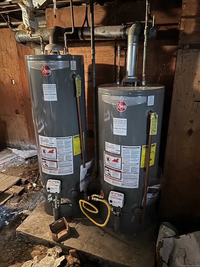 48 Anderson St, Naugatuck, CT 06770 - utilities with water heater