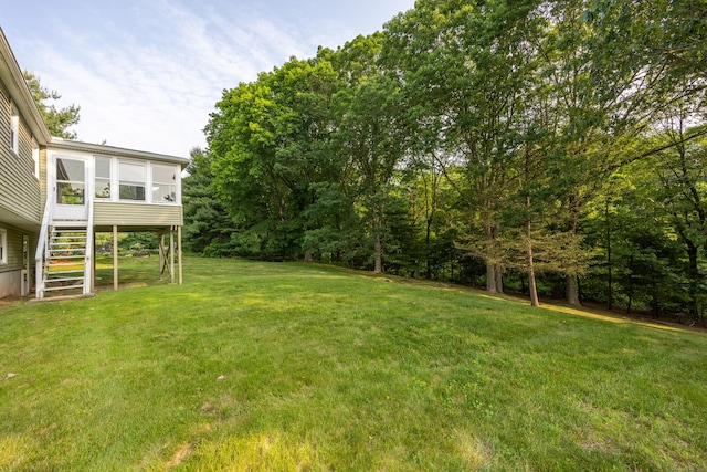 10 Longview Ln, Wallingford, CT 06492 - view of grassy yard with stairway