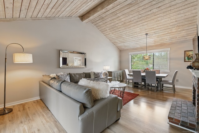 646 Onondaga Ln Unit B, Stratford, CT 06614 - living room featuring wood ceiling, baseboards, and wood finished floors
