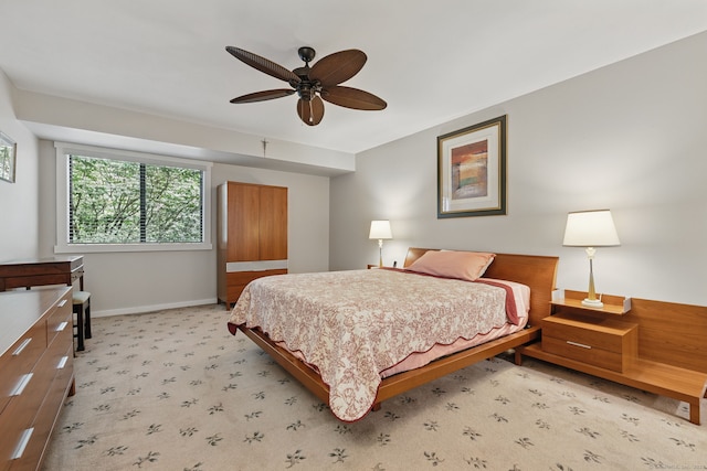 646 Onondaga Ln Unit B, Stratford, CT 06614 - bedroom featuring baseboards and ceiling fan