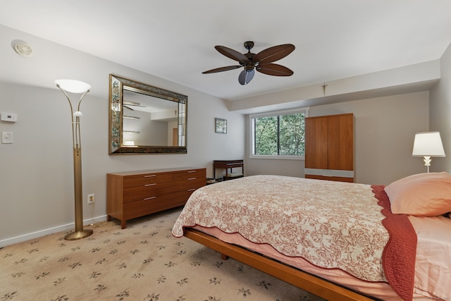 646 Onondaga Ln Unit B, Stratford, CT 06614 - bedroom featuring baseboards and ceiling fan