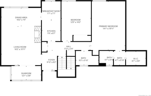 646 Onondaga Ln Unit B, Stratford, CT 06614 - home floor plan