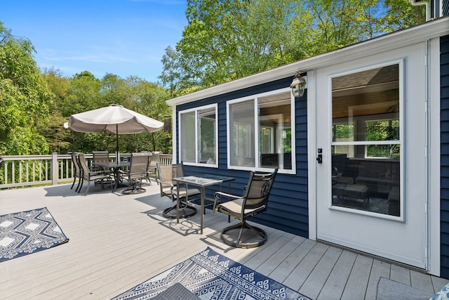 43 Debi Cir, Colchester, CT 06415 - deck with outdoor dining area